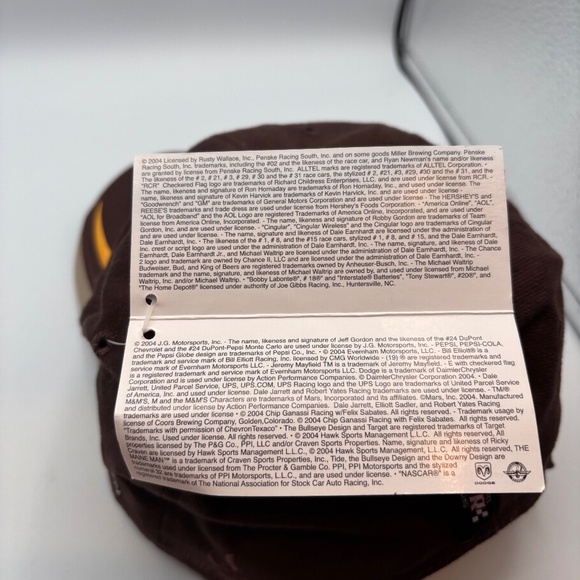UPS Checkered Logo Dale Jarrett #88 NASCAR Brown/Gold Racing Collectible Hat - Picture 11 of 16